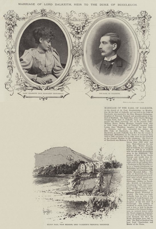 Buccleuch Dükü'nün Varisi Lord Dalkeith'in Evliliği by Herbert Railton