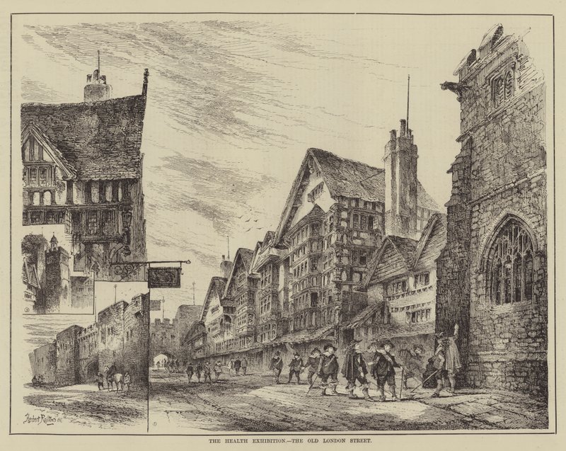 Sağlık Sergisi, Eski Londra Sokağı by Herbert Railton