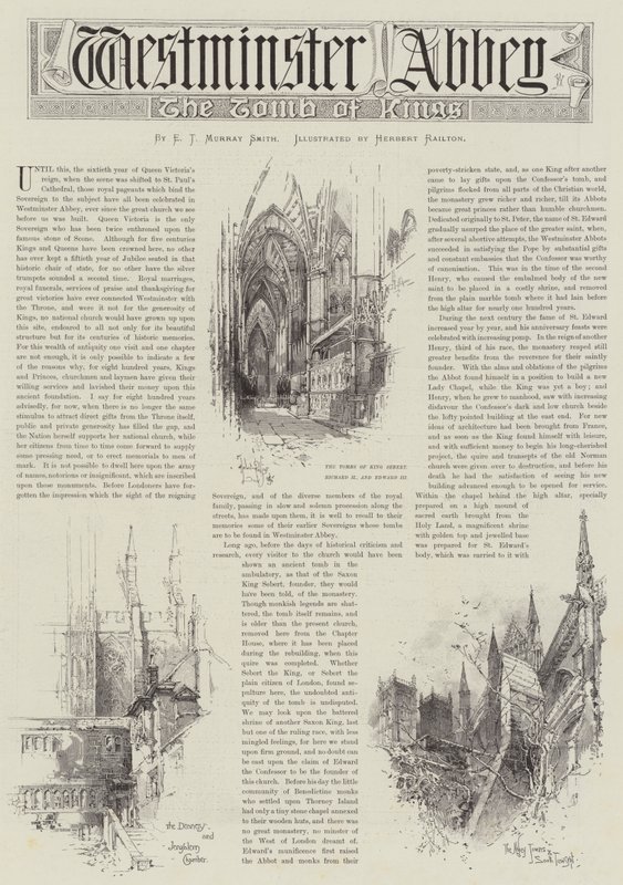 Westminster Manastırı by Herbert Railton