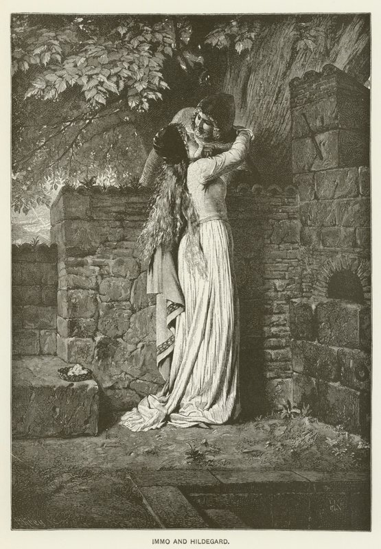 İmmo ve Hildegard by Hermann Kaulbach