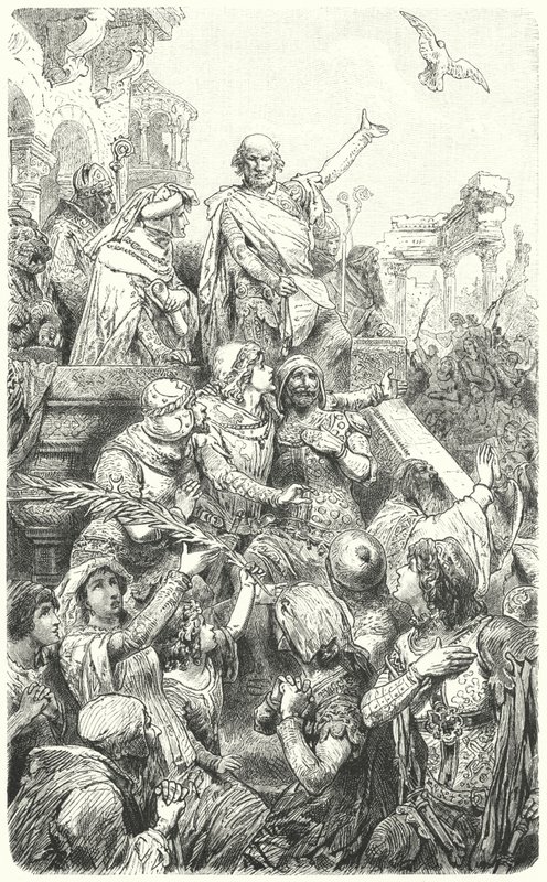 Cola di Rienzo, Roma halkına yeni bir anayasa veriyor, 1347 by Hermann Vogel