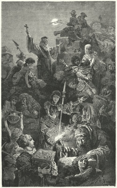 Venedik şehri Lefkoşa'nın Osmanlılar tarafından kuşatılması, 1570 by Hermann Vogel