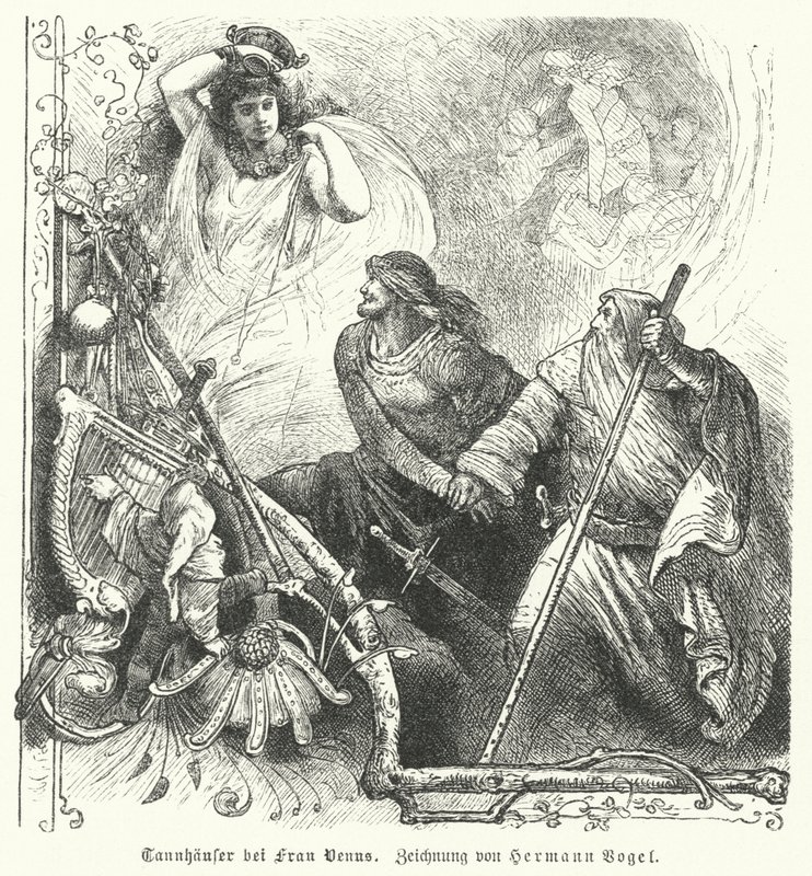 Venüs ile Tannhauser by Hermann Vogel