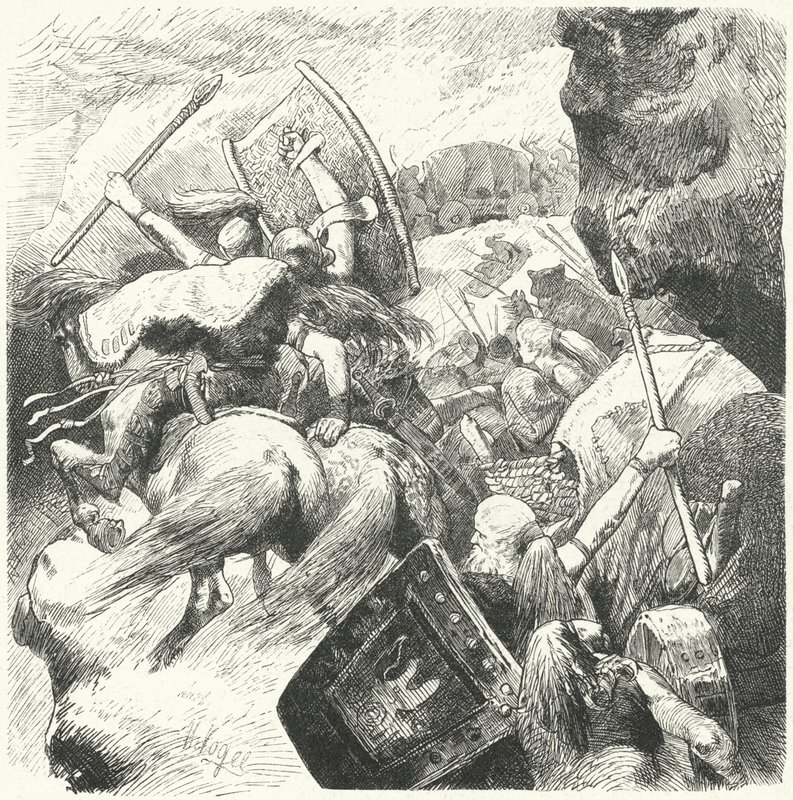 Barbar Göçleri, 4. - 6. Yüzyıl by Hermann Vogel
