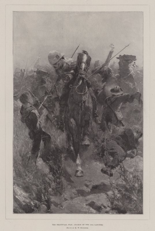 Transvaal Savaşı, 16. Mızraklıların Hükmü by Hermanus Willem Koekkoek