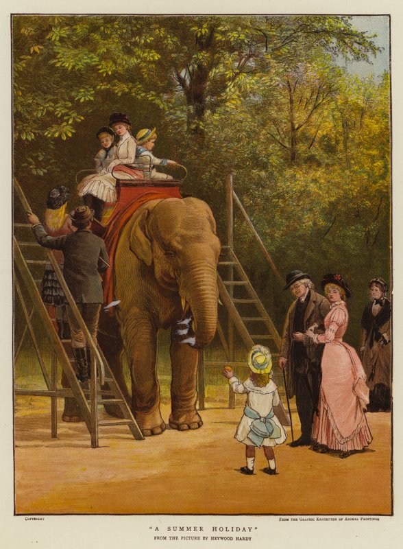 Bir Yaz Tatili (chromolitho) by Heywood (after) Hardy