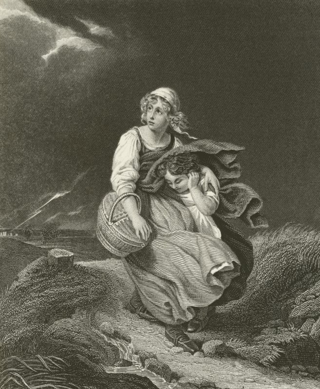 The Storm  by Hippolyte Delaroche