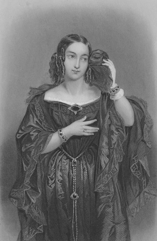 Sontag, Anna (gravür) by Hippolyte Delaroche