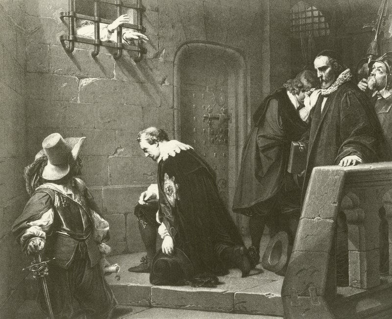 The Death of Strafford (gravure) by Hippolyte Delaroche