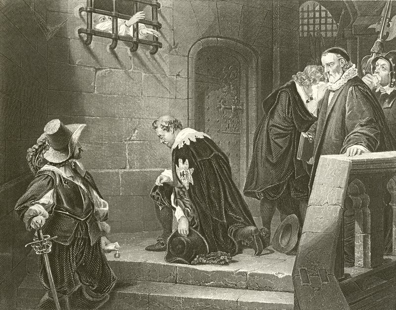 Strafford Kontu idam edilecek by Hippolyte Delaroche