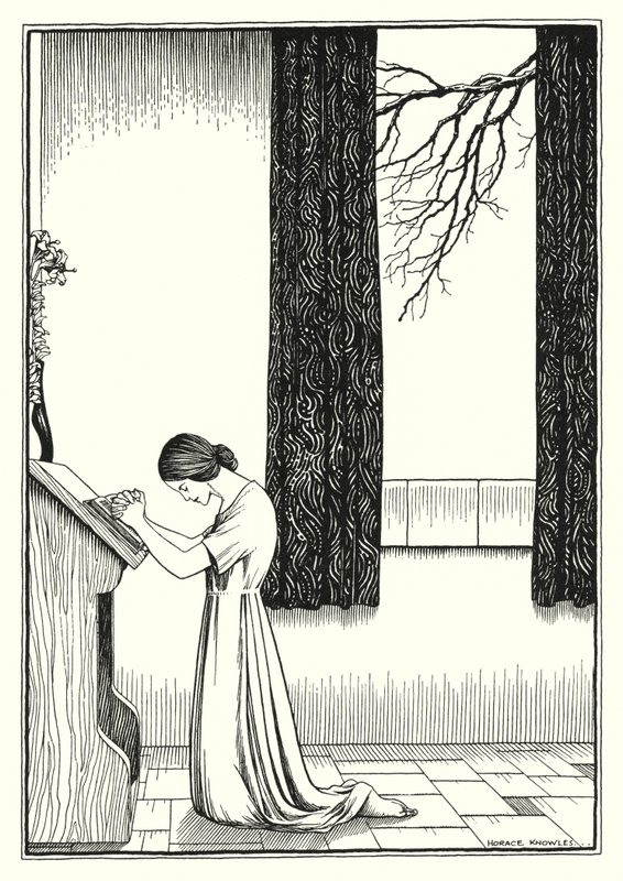 Dağdaki Vaaz için illüstrasyon (gravür) by Horace J. Knowles