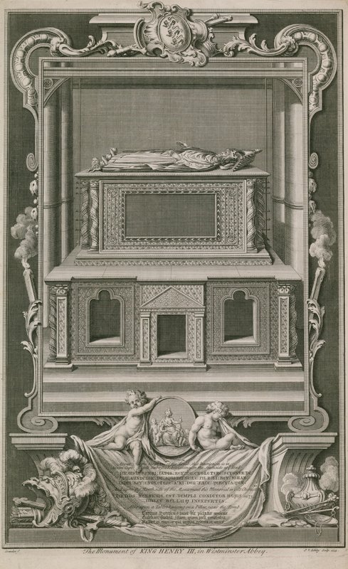 Kral Henry III anıtı by Hubert Francois Gravelot