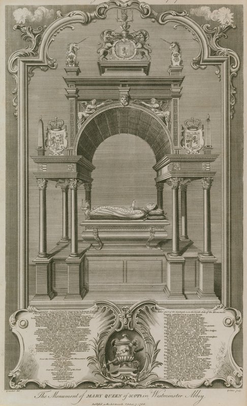 İskoç Kraliçesi Mary Anıtı by Hubert Francois Gravelot