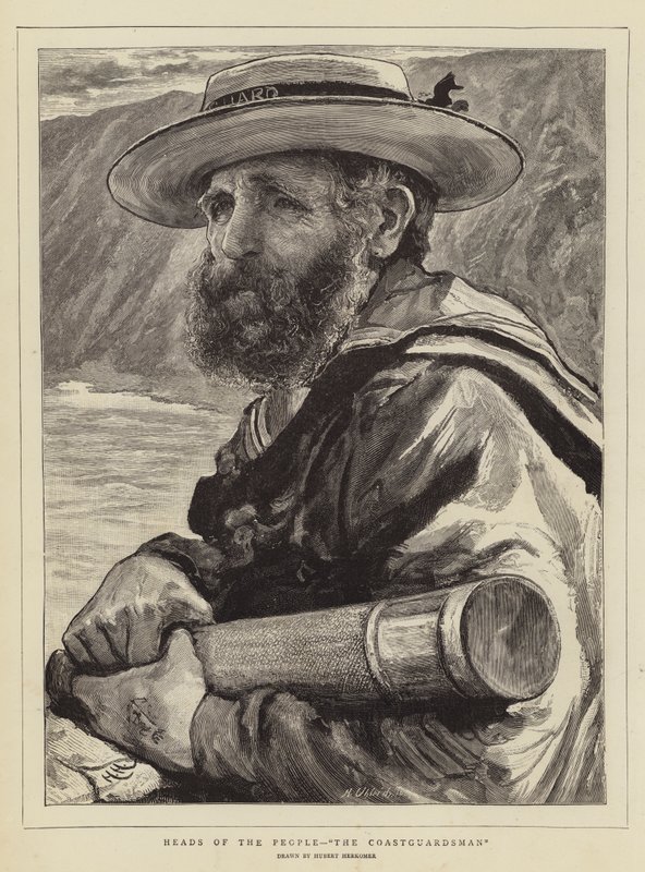 Halkın Başları, Sahil Güvenlik by Hubert von Herkomer
