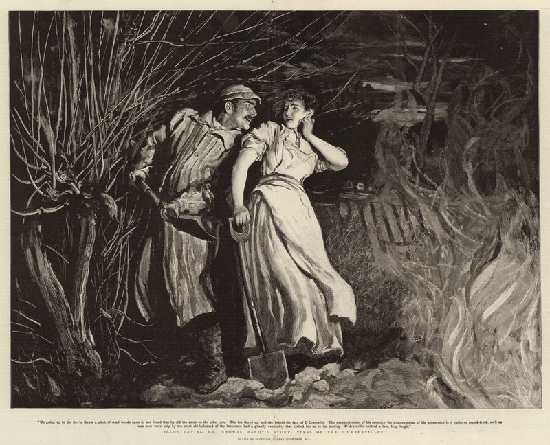 D'Urberville'lerden Tess by Hubert von Herkomer