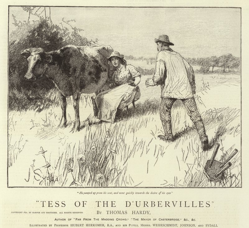 D'Urberville'lerin Tess'i by Hubert von Herkomer