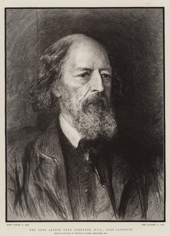 Geç Alfred Lord Tennyson, DCL, Şair Ödüllü by Hubert von Herkomer