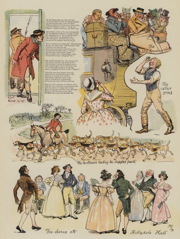 Bir Koçluk İdil, Edmund Petley (chromolitho) by Hugh Thomson