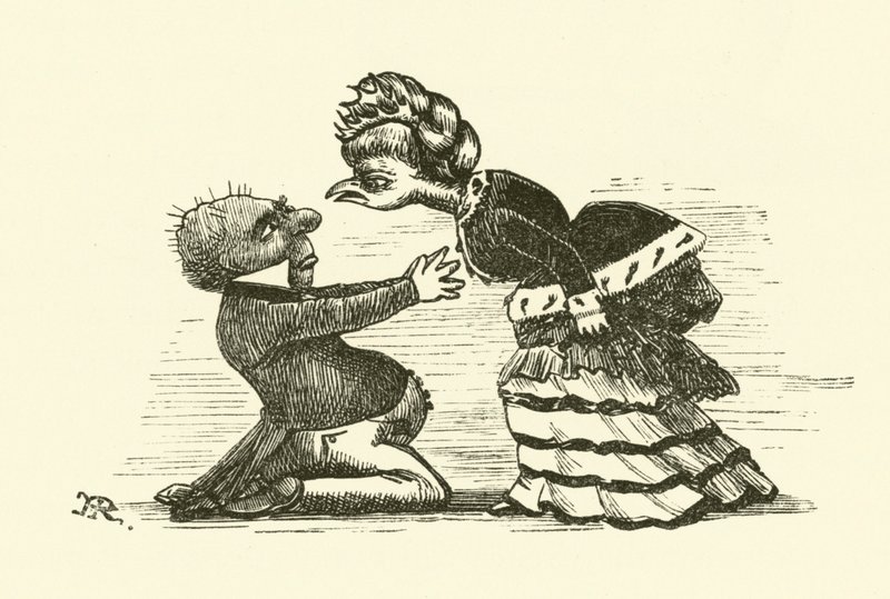 Kılıbık koca (gravür) by Hugh Rowley