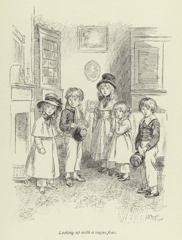 George Eliot tarafından Amos Barton için illüstrasyon by Hugh Thomson