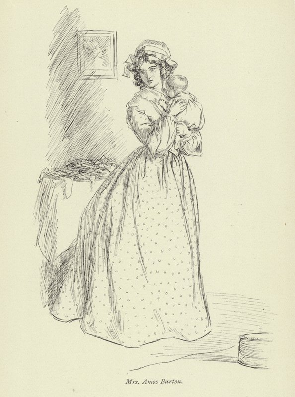George Eliot tarafından Amos Barton için illüstrasyon by Hugh Thomson