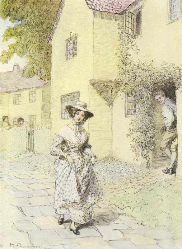 George Eliot tarafından Amos Barton için illüstrasyon by Hugh Thomson