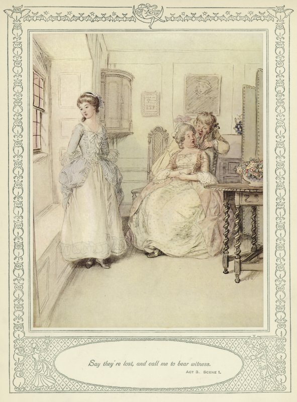 Á ströndinni, 1912 by Hugh Thomson