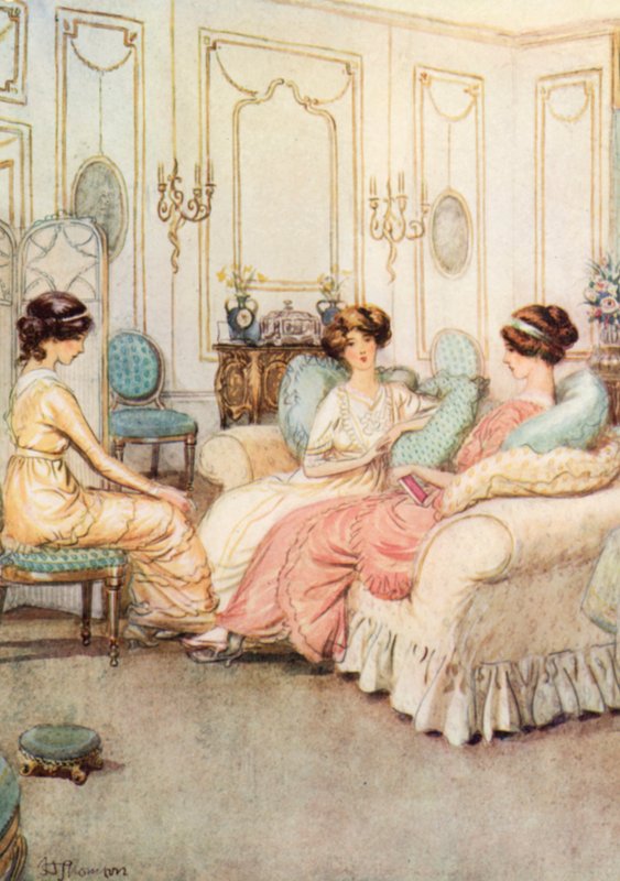 J M Barries The Admirable Crichton için İllüstrasyon by Hugh Thomson