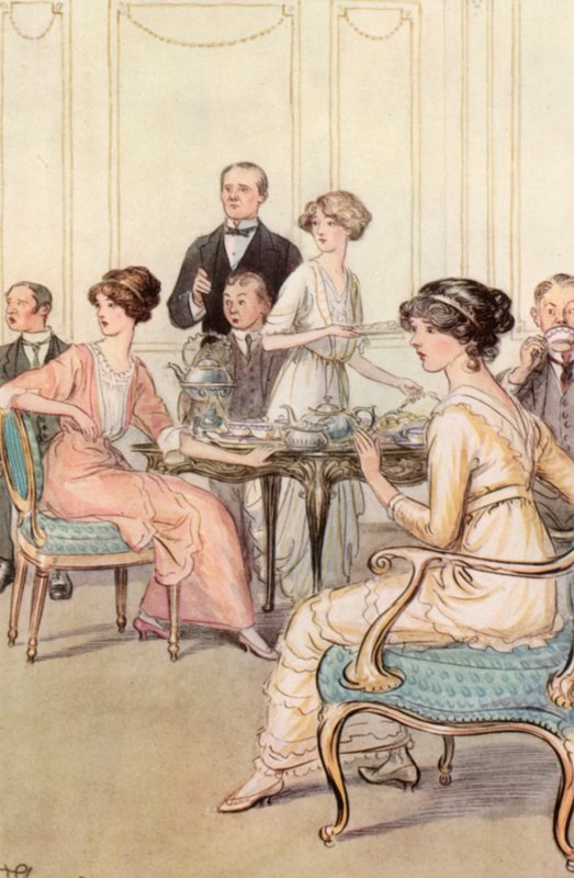 J M Barries The Admirable Crichton için İllüstrasyon by Hugh Thomson