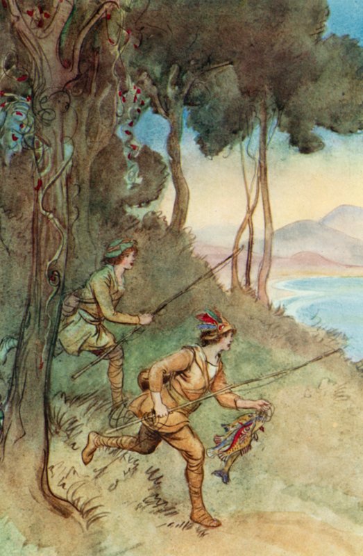 J M Barries The Admirable Crichton için İllüstrasyon by Hugh Thomson