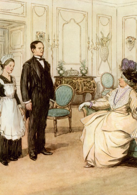 J M Barries The Admirable Crichton için İllüstrasyon by Hugh Thomson