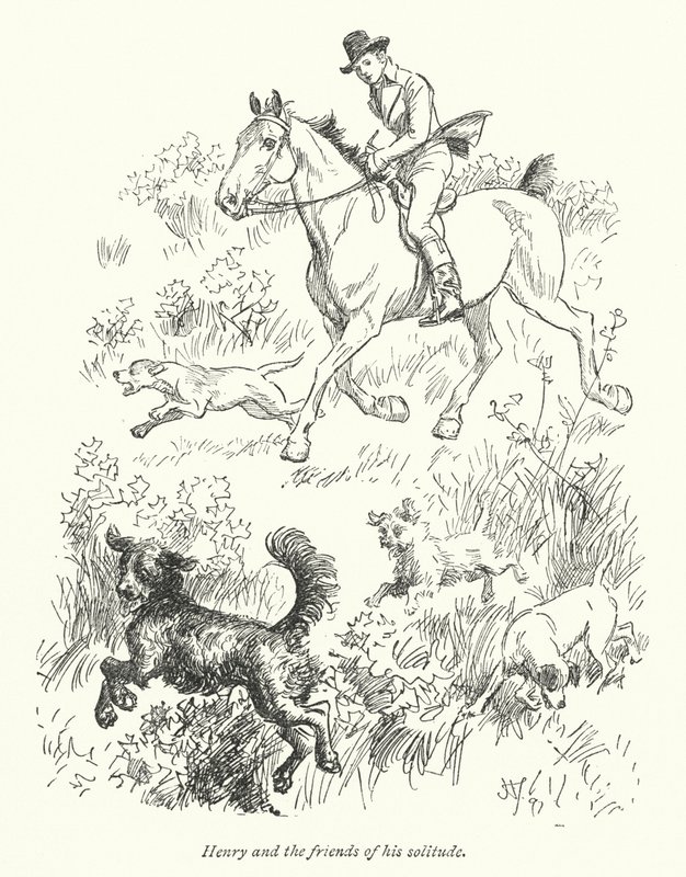 Northanger Manastırı için Jane Austen (lito) çizimi by Hugh Thomson