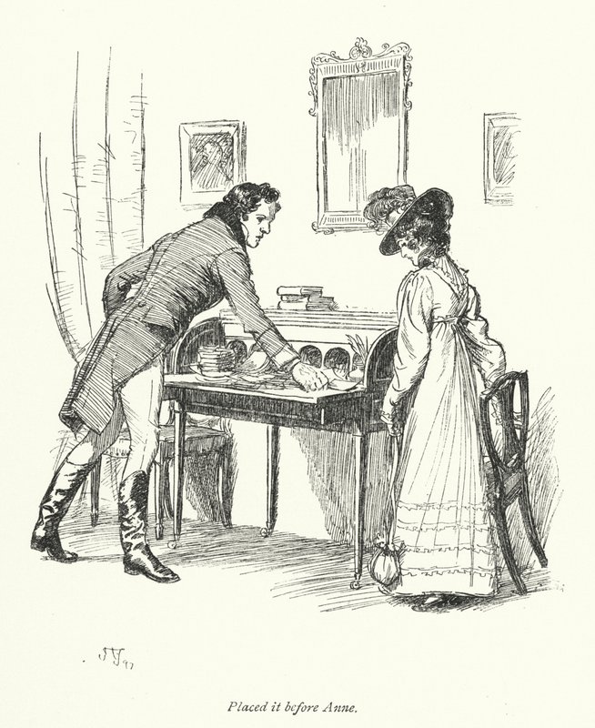 Jane Austen tarafından İkna için İllüstrasyon (lito) by Hugh Thomson