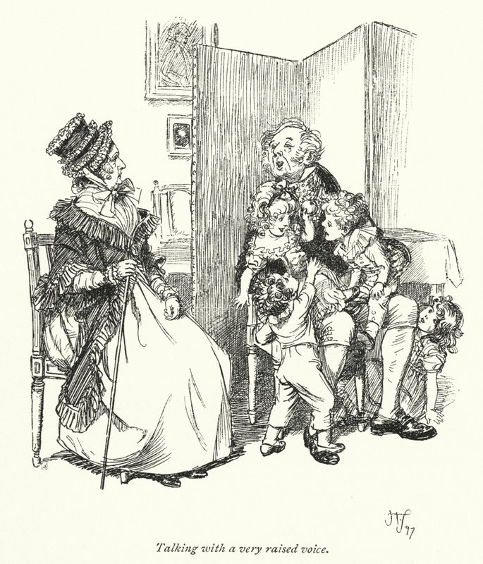 Jane Austen tarafından İkna için İllüstrasyon (lito) by Hugh Thomson