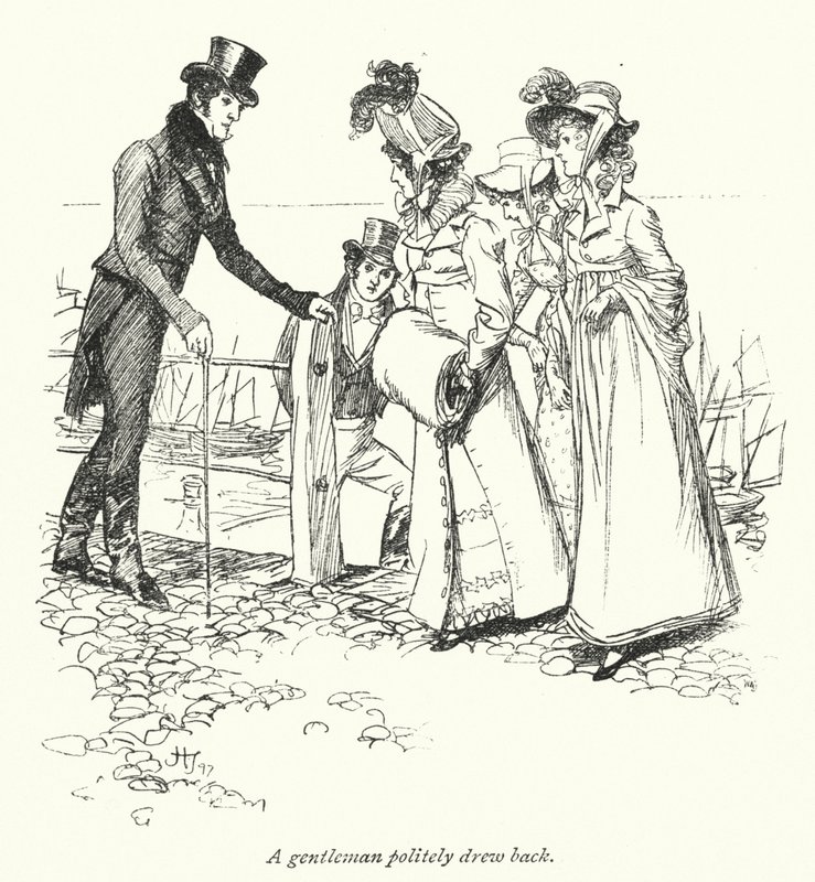 Jane Austen tarafından İkna için İllüstrasyon (lito) by Hugh Thomson
