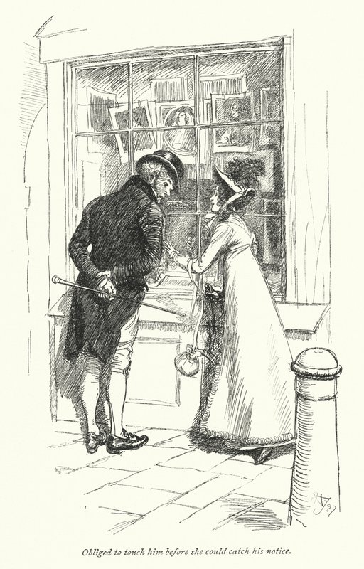 Jane Austen tarafından İkna için İllüstrasyon (lito) by Hugh Thomson