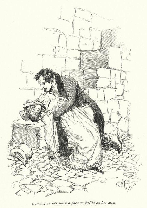 Jane Austen tarafından İkna için İllüstrasyon (lito) by Hugh Thomson
