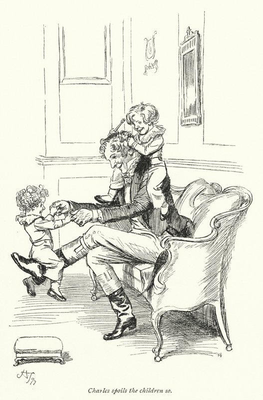 Jane Austen tarafından İkna için İllüstrasyon (lito) by Hugh Thomson