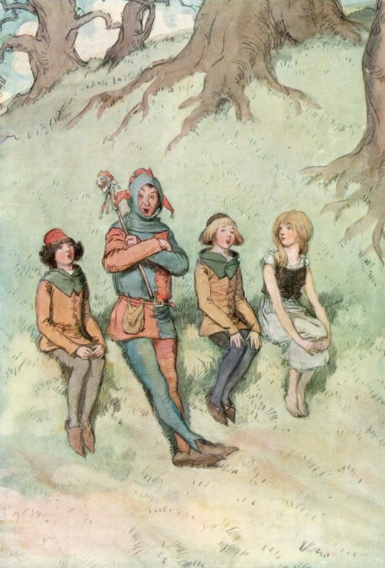 İstediğiniz Gibi Shakespeare için İllüstrasyon by Hugh Thomson