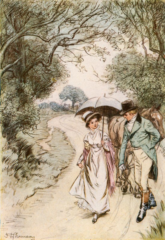The Rarer Pleasure of seeing Miss Nancy Lammeter  by Hugh Thomson