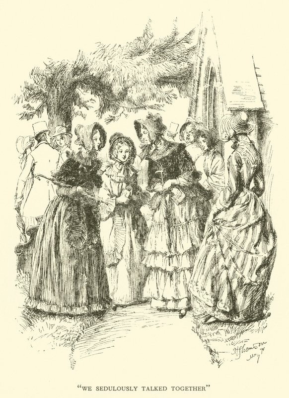Sabırla Birlikte Konuştuk (gravür) by Hugh Thomson