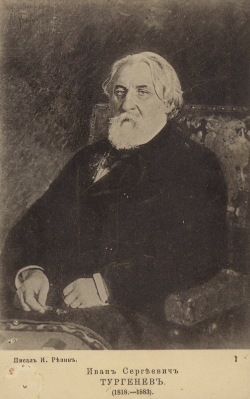 Ivan Turgenev, Rus romancı, kısa öykü yazarı ve oyun yazarı by Ilya Efimovich Repin
