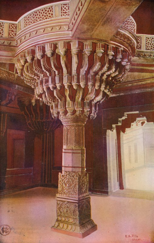 Agra: Chausath Khamba, Fatehpur Sikri, Agra (renkli fotoğraf) by Indian photographer