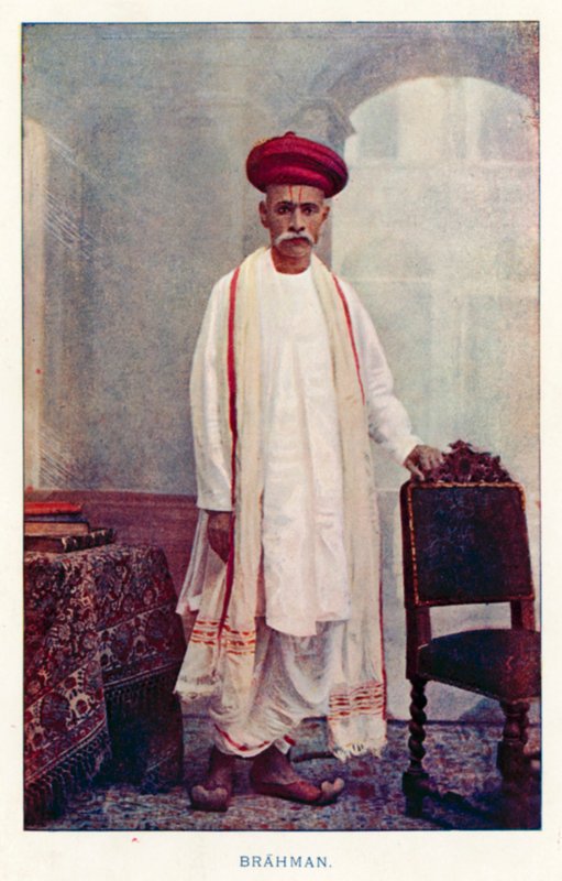 Hint Yerlileri: Brahman (renkli fotoğraf) by Indian photographer