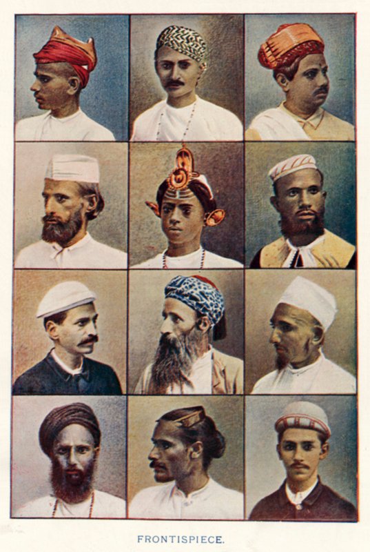 Kızılderili Yerlileri: Frontispiece (renkli fotoğraf) by Indian photographer