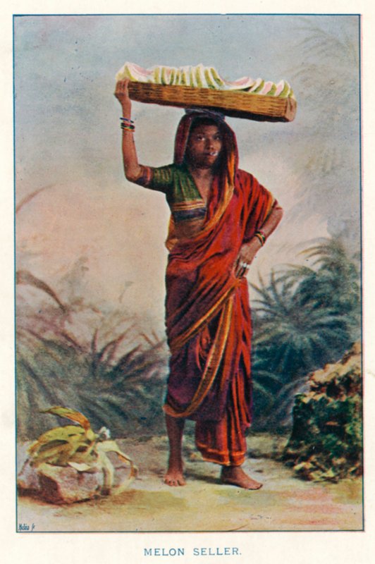 Hint Yerlileri: Kavun Satıcısı (renkli fotoğraf) by Indian photographer
