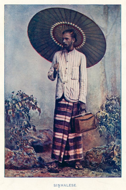 Hint Yerlileri: Sinhalese (renkli fotoğraf) by Indian photographer