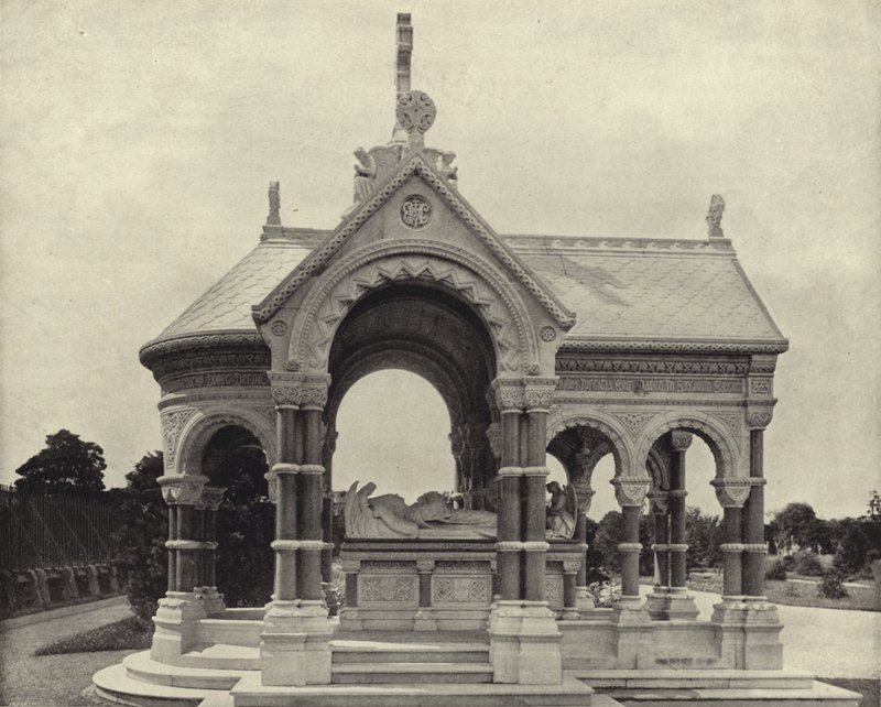 Kardinal McCabe Anıtı, Glasnevin (s/b fotoğraf) by Irish Photographer