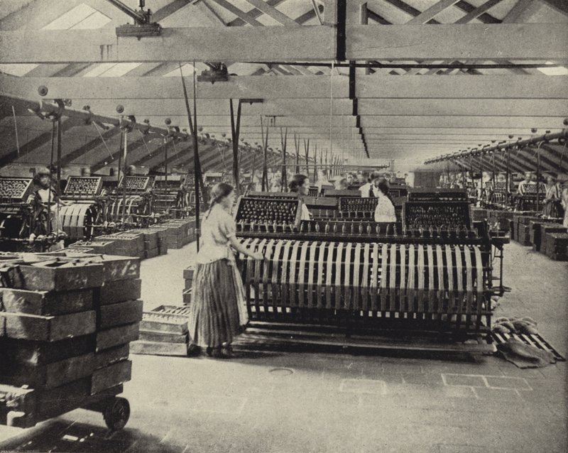 Keten Fabrikası, Belfast (s/b fotoğraf) by Irish Photographer