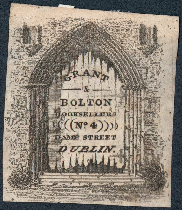 Ticaret kartı, Grant & Bolton by Irish School